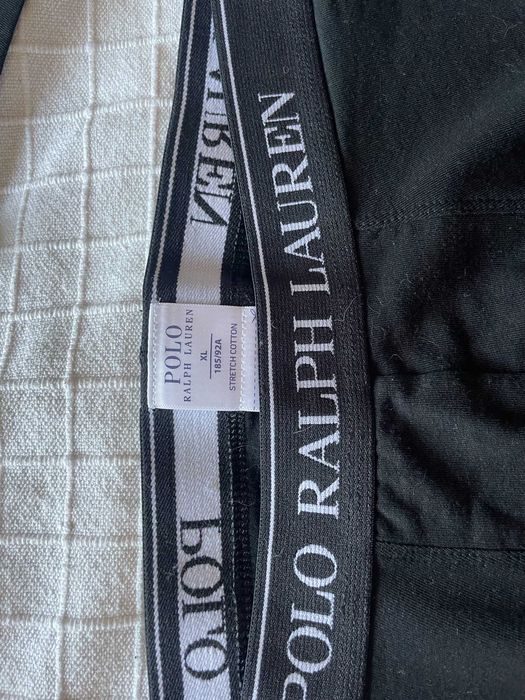 3 pares de boxers pretos ralph lauren XL novos
