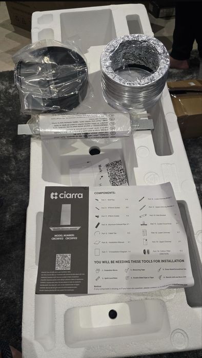 Exaustor ciarra de 90cm