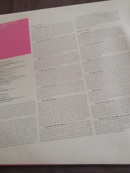 Disco Lp duplo World-Wide movie and TV hits