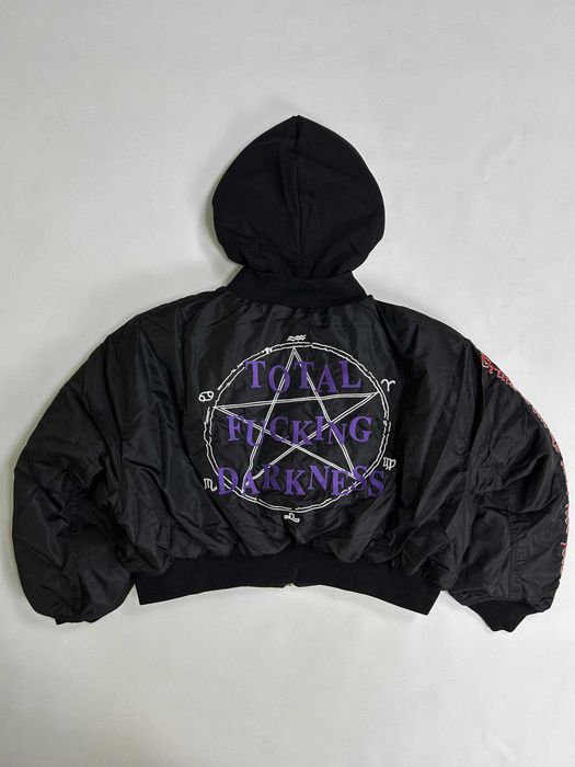 Бомбер Vetements Total Fucking Darkness Bomber Jacket MA-1 куртка