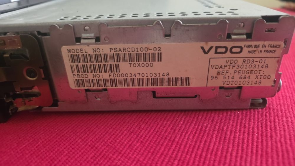 Radio Peugeot VDO