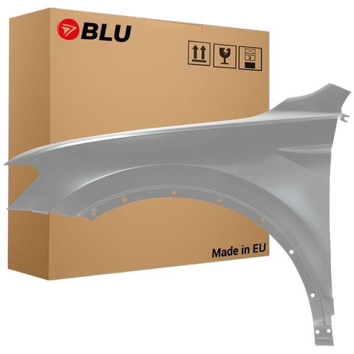 BLU Błotnik VOLKSWAGEN TIGUAN 2 II LA7W lewy srebnry 2016-2020 przód ReflexSilver