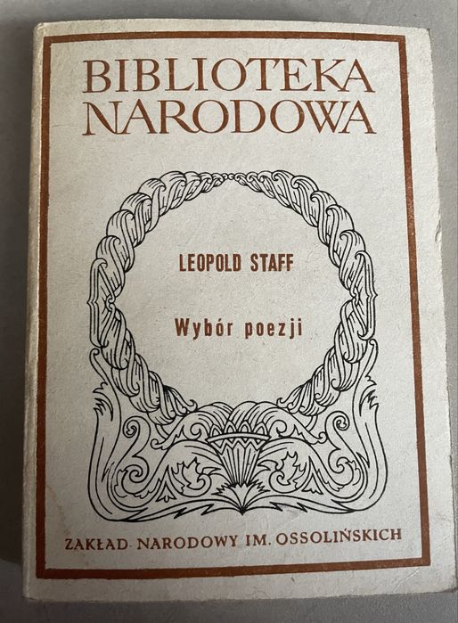 Leopold Staff - Wybór poezji - BN Ossolineum