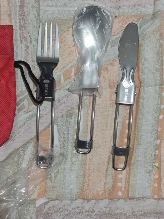 talheres para campismo