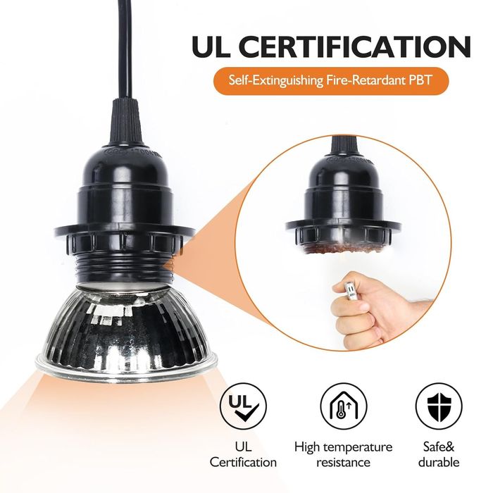 Лампа для рептилий UVA+UVB 3.0 мощностью 50 Вт,