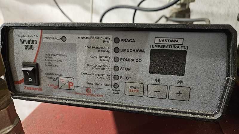 piec zasypowy 12kW + zasobnik c.w.u 80L