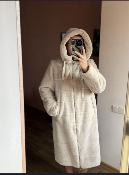 Шубка-пуховик. Двостороння куртка.