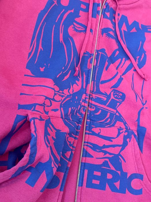 トップス Supreme X Hysteric Glamour Zip Hoodie L SUPREME HYSTERICGLAMOUR ZipUp Sweatshirt