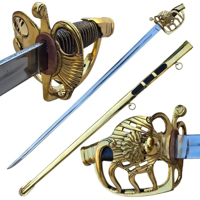 Napoleoński Francuski Ciężki Miecz Kawaleryjski