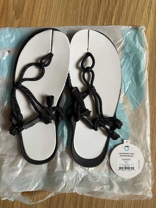 Сандалі barefoot чоловічі Xero Shoes Genesis black 41-26 по стельке 26,5 см