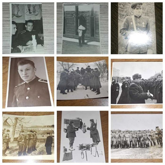 Фотокарточки Танкисты, Курсанты, САВО и ТуркВО 1940-50-70е