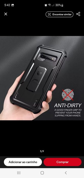 caso à prova de choque para Samsung Galaxy S10+ Plus