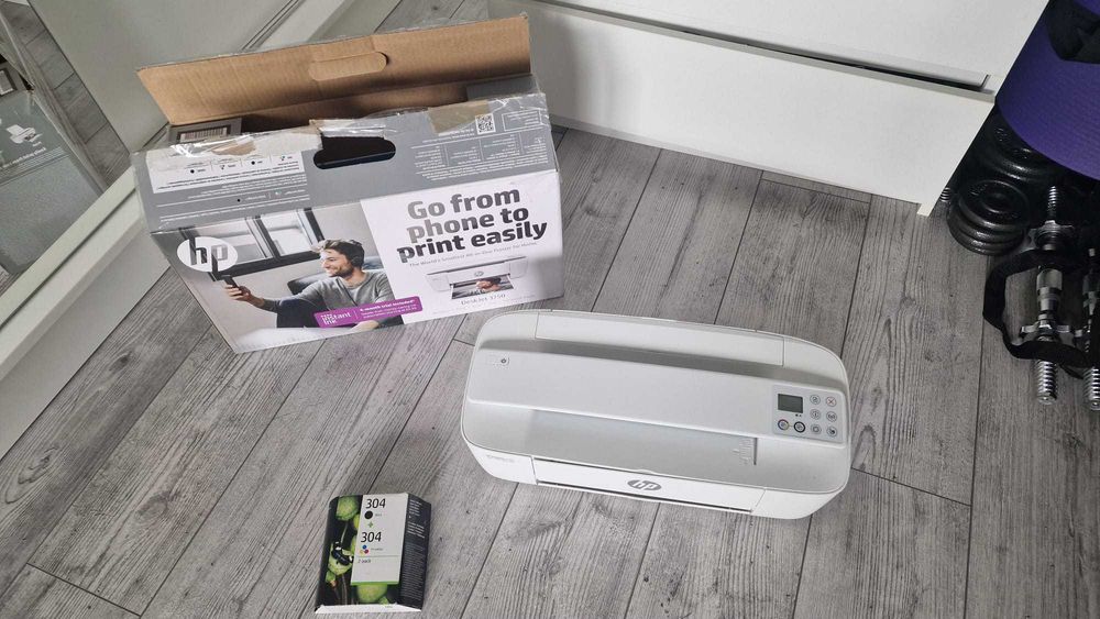 Drukarka atrament 3w1 HP DeskJet 3750 + TUSZE