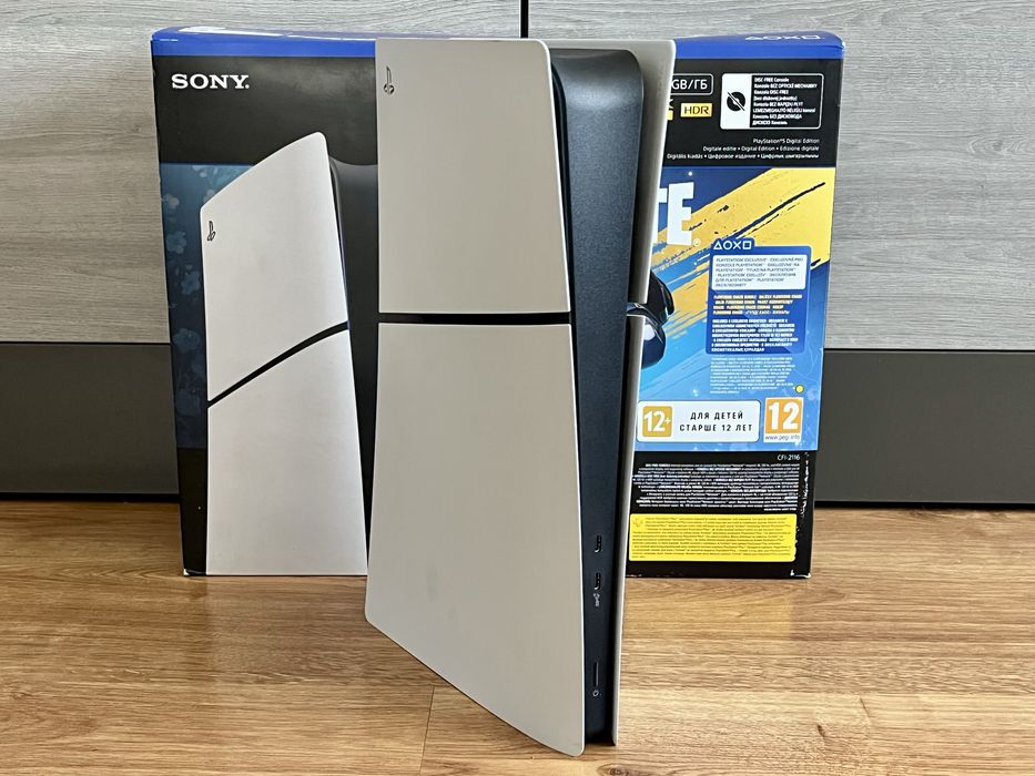 Ps5 slim digital, Pad, okablowanie, Pudełko