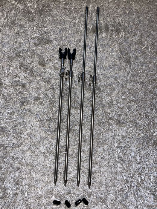 Podporki stal nierdzewna karpiowe feeder 70-40cm