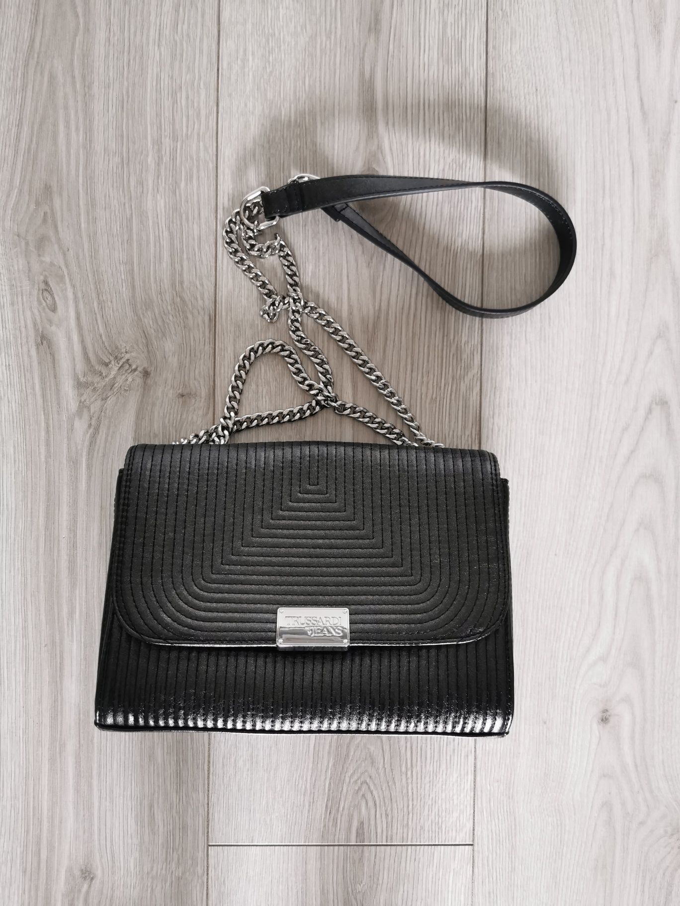 Trussardi Frida czarna torebka na a cuchu Pozna Stare Miasto OLX.pl