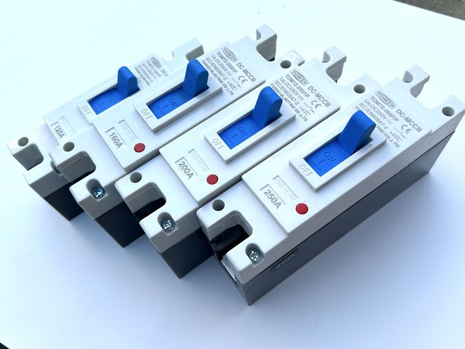 Автоматический выключатель Tomzn TOM7Z 125/160/200/250A DC PV 1P