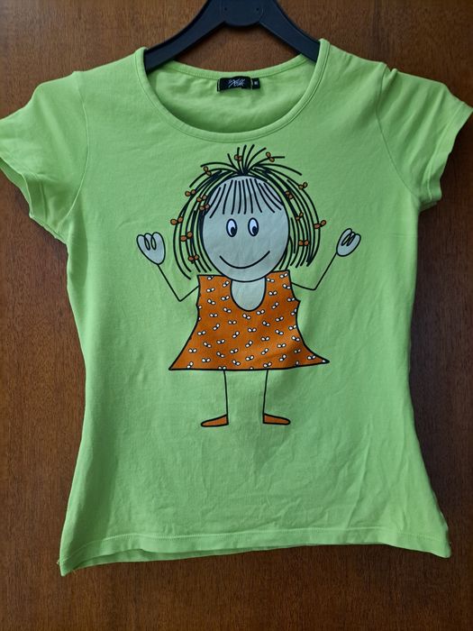 T shirt boneco a frente e a trás