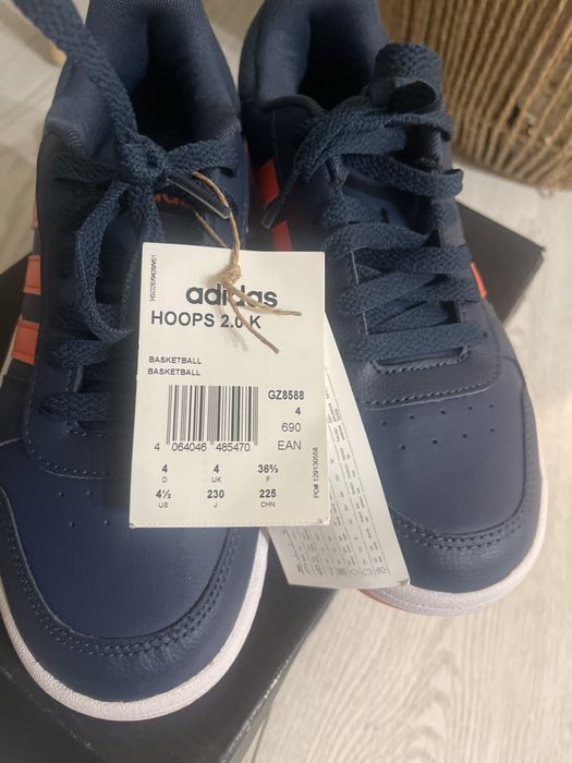 Adidas Hoops 2.0 K (GZ8588) 36,5 розмір