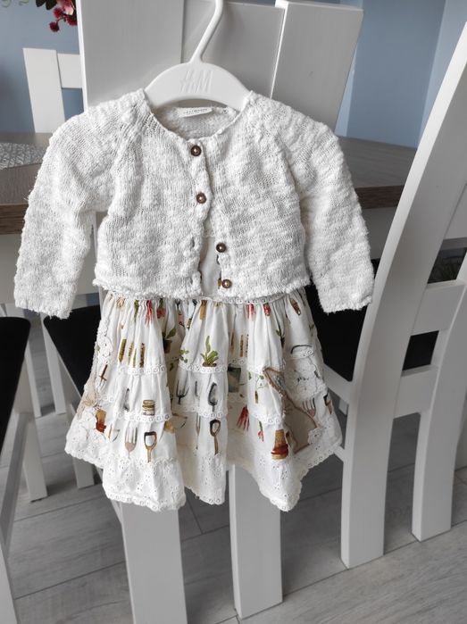 Sukienka i bolerko next rozmiar 74.