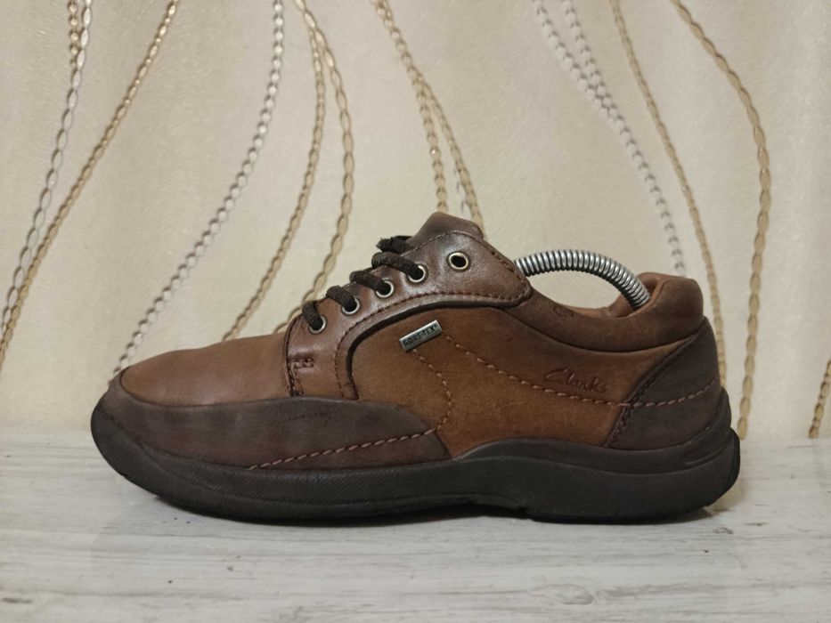 Термо водостойкие кроссовки Clarks Gore-Tex Натур КОЖА