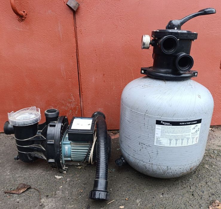 Фільтр грубого очищення з насосом для басейнів