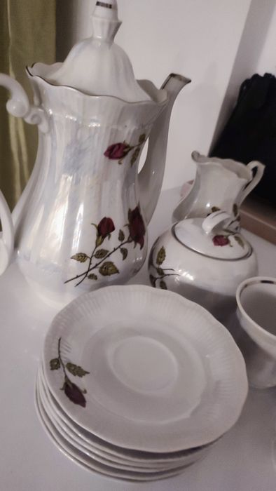 Wałbrzych Porcelana PRL glazurowana stan igła