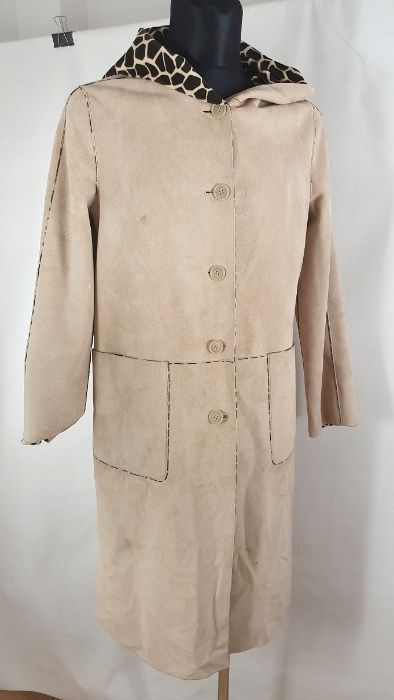 DWUSTRONNY PŁASZCZYK damski rozmiar 36/S