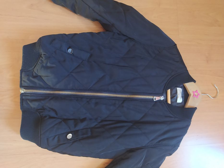 Bomber/ Blusão preto forrado XS