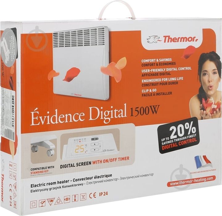 Електричний конвектор Thermor CMG-D MK01 потужністю 1500 Вт.
