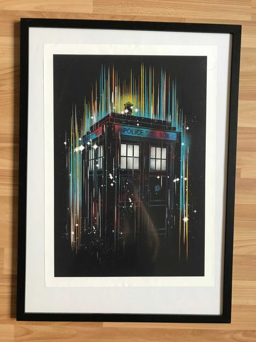 Doktor Who plakat w ramie 50 x 70 cm Tardis poster / obraz rama