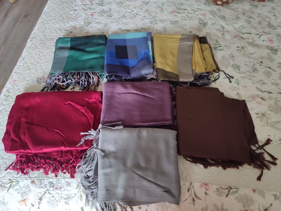 Палантін, шаль, Pashmina 100%, стан нових.