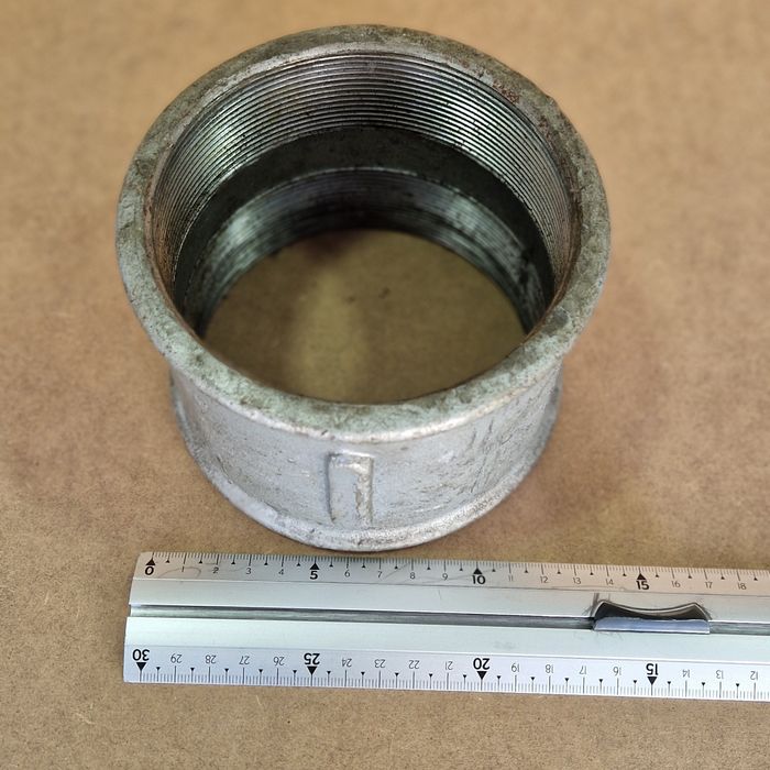 União Simples Galvanizada 4" - Nova