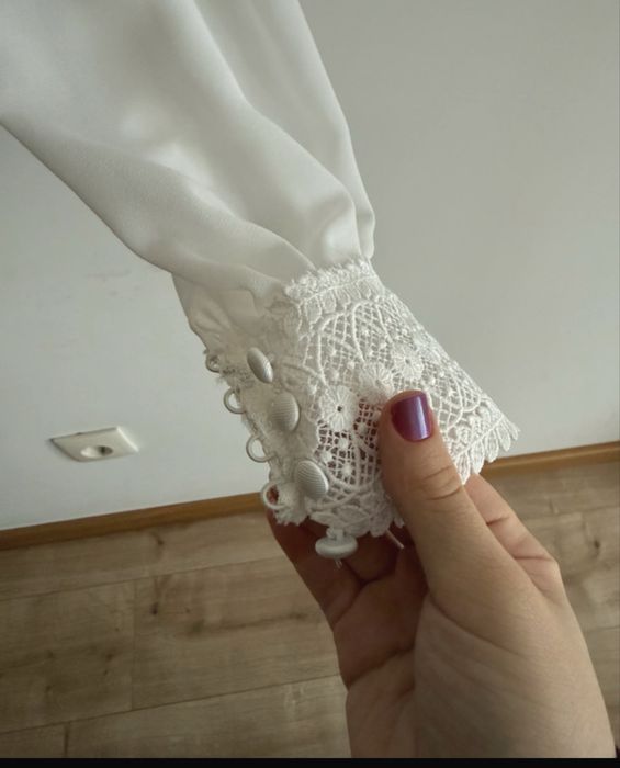 Vestido de Noiva Minimalista / Boho Chic – Tam. P Excelente Estado)