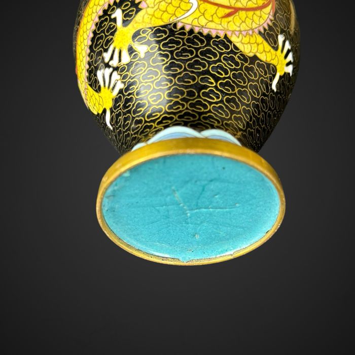 Wazon emalia cloisonne smok styl azjatycki chiny B41/61810