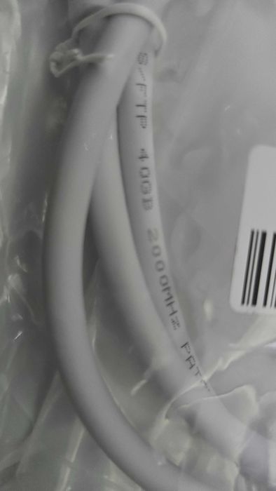 Kabel Ethernet Yauhody CAT8 1m 40Gb/s 2000MHz Ze złoconym złączem RJ45