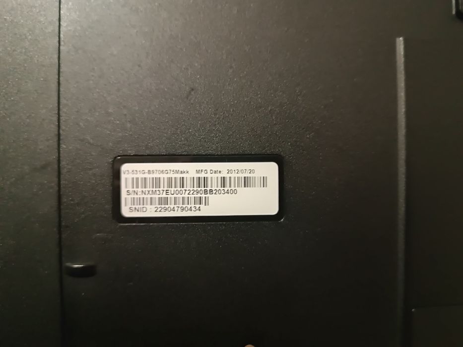 Ігровий ноутбук Acer v3 531g