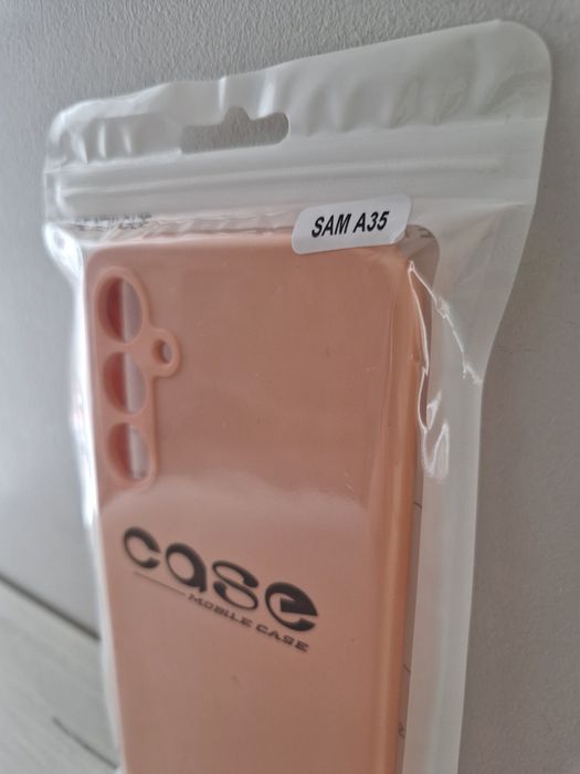 Silicone Lite Case do Samsung Galaxy A35 brzoskwiniowy