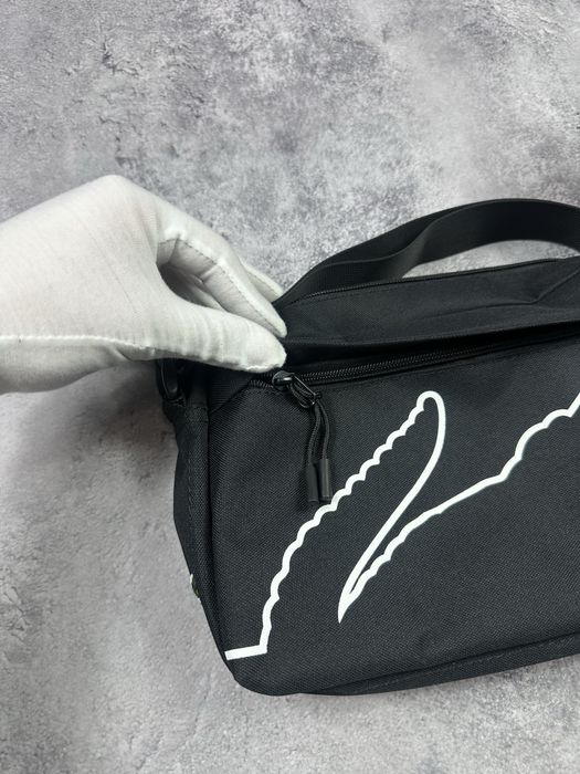 Нова чоловіча  лакоста/lacoste якісна сумка щільна тканина брендова