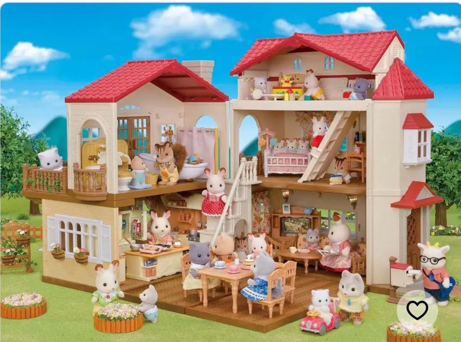 Великий будинок з секретною мансардою Sylvanian Families б/у