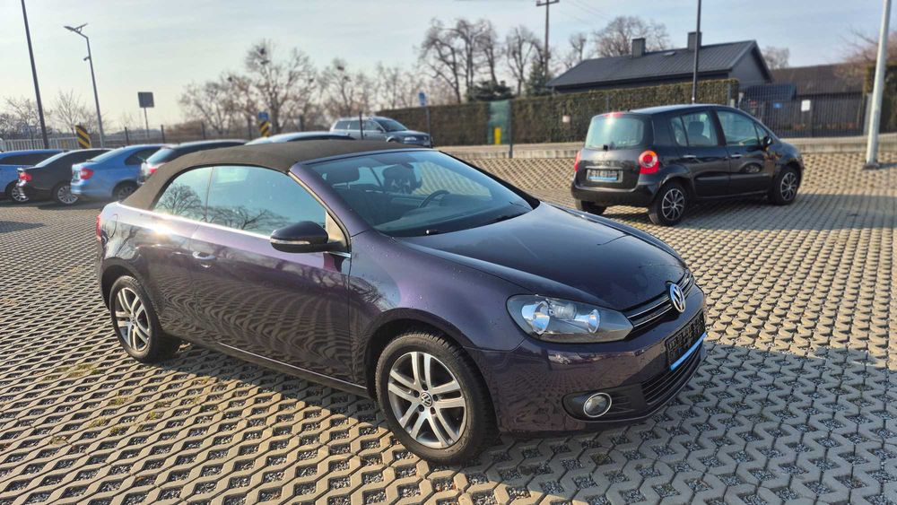 VW golf 6 VI cabrio kabriolet  benzyna śliczny kolor ,bezwypadkowy