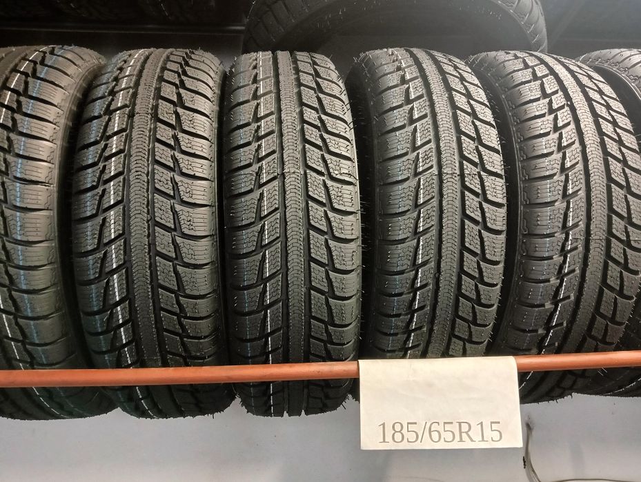 Sprzedam opony nowe zimowe bieżnikowane 185/65R15
