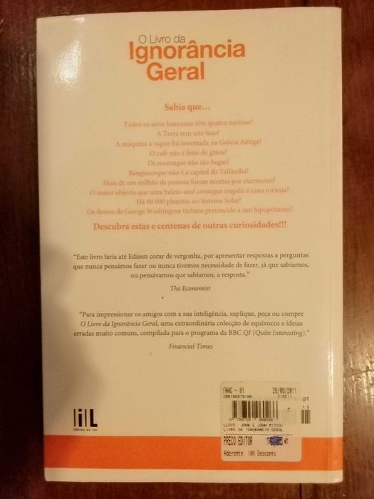 John Lloyd e John Mitchinson - O livro da ignorância geral
