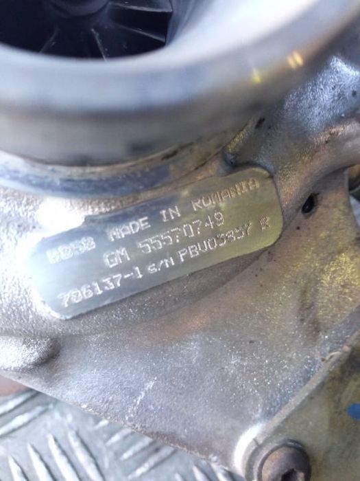 Turbo Garret Opel Insignia 2.0 Cdti 160cv A20DTH- REF: GM 55570748