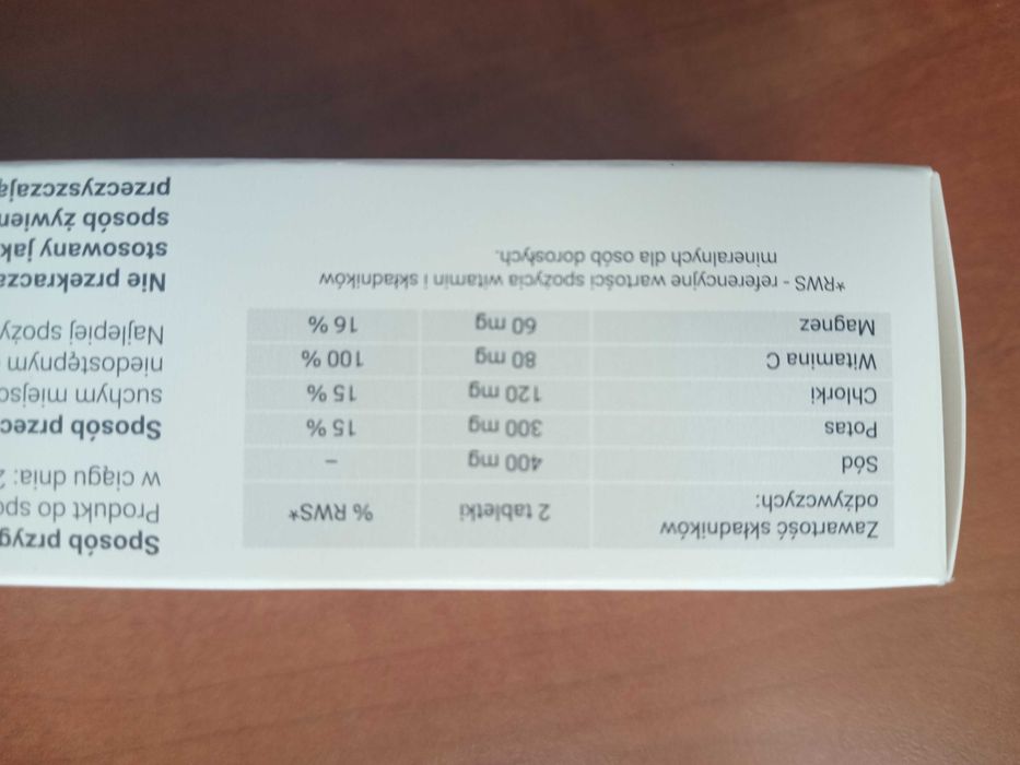 Elektrolity dla diabetyków o smaku malinowym HydroMe 24 tabl musujące