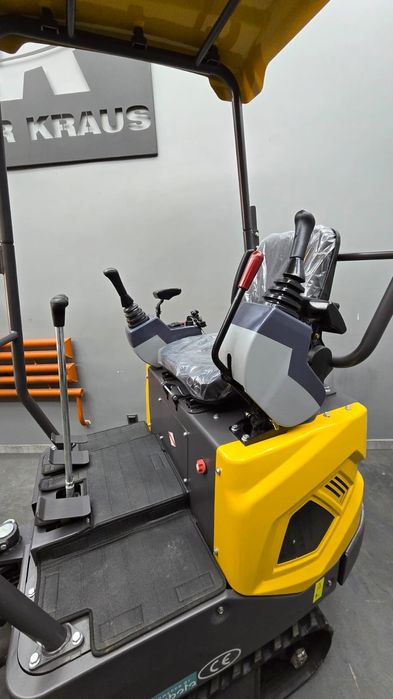 Nowa Minikoparka BK1250JSR JOYSTICK skrętne ramie Berger Kraus