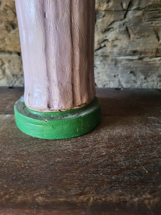 Ceramiczna figura Święta Łucja patrz podstawa