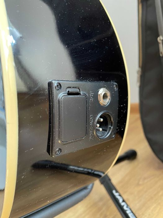 Gitara elektroakustyczna Ever Play + stojak + pokrowiec
