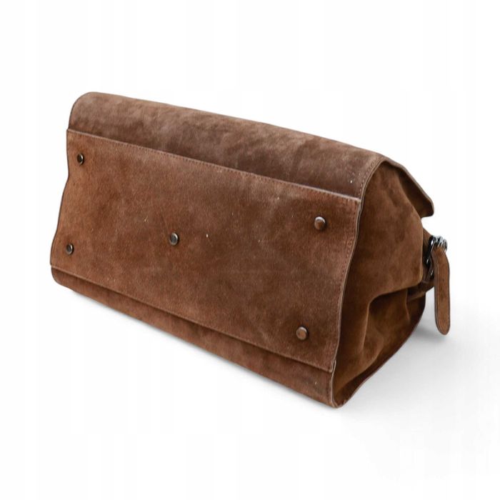 Torebka zamszowa skóra naturalna