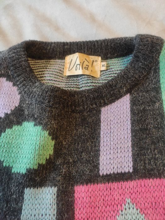 Sweter vintage, lata 80, xl